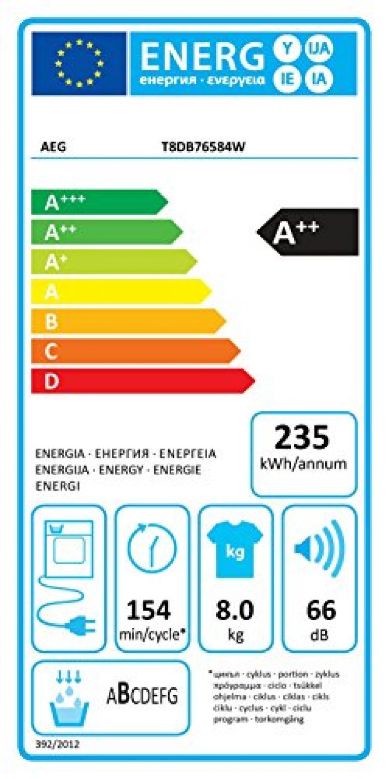 AEG LAVATHERM T8DE76684 - Produktbild 1