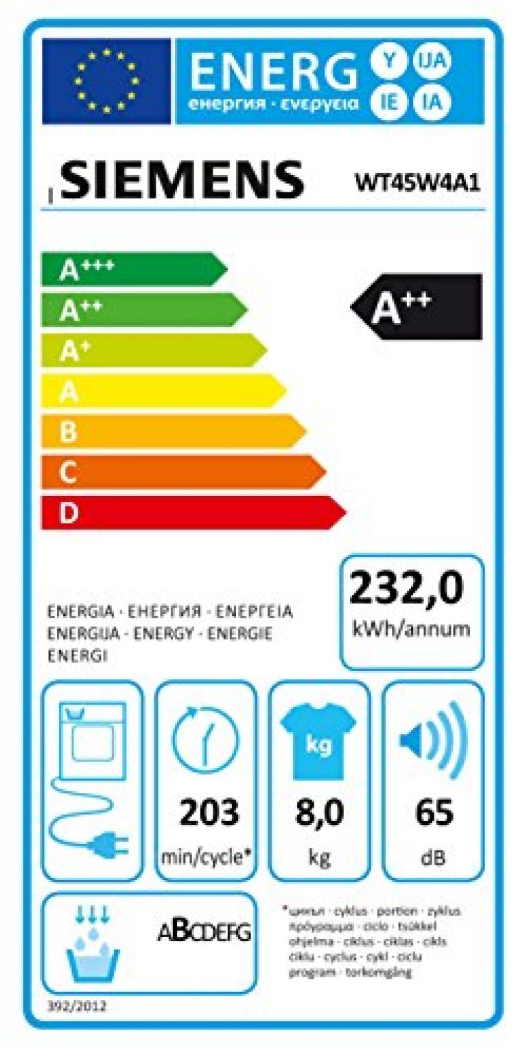 SIEMENS iQ500 WT45W4A1 - Produktbild 1
