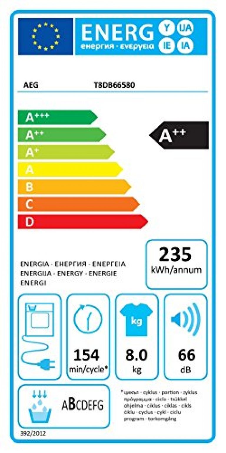 AEG LAVATHERM T8DB66580 - Produktbild 1