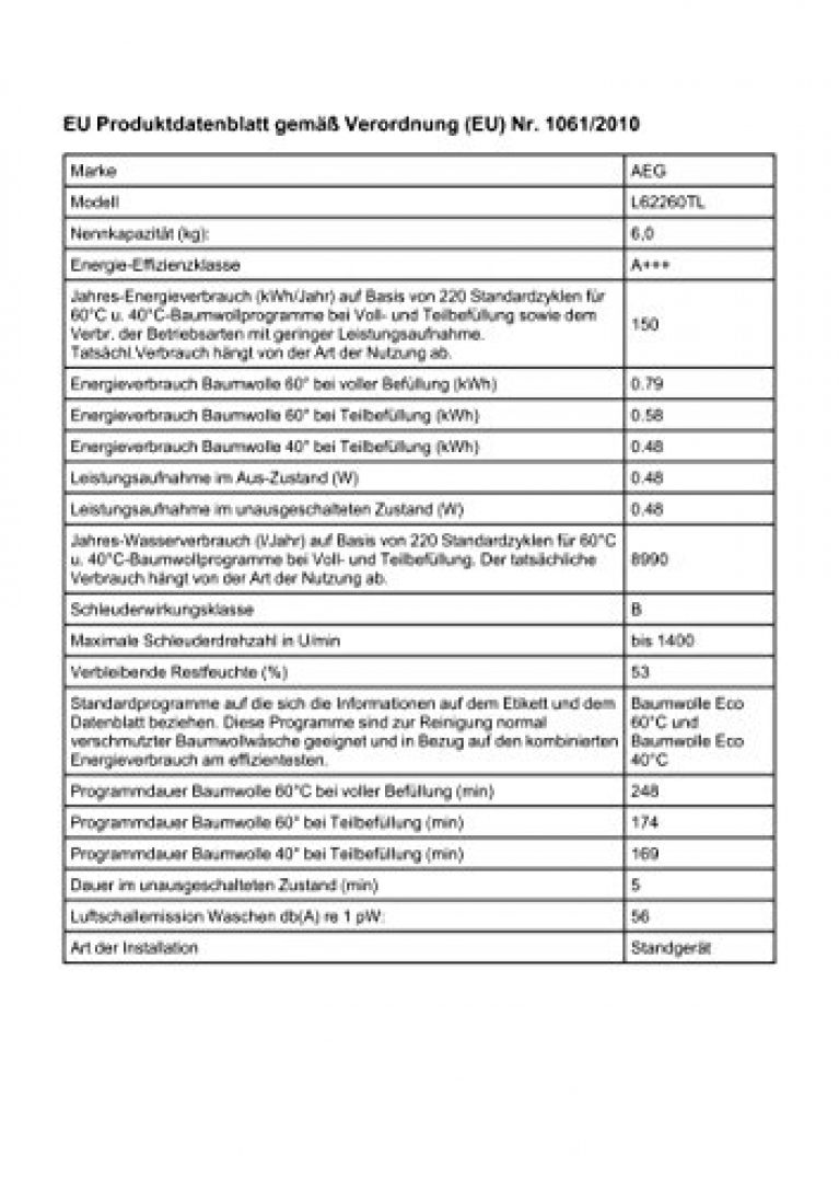 AEG L62260TL - Produktbild 2