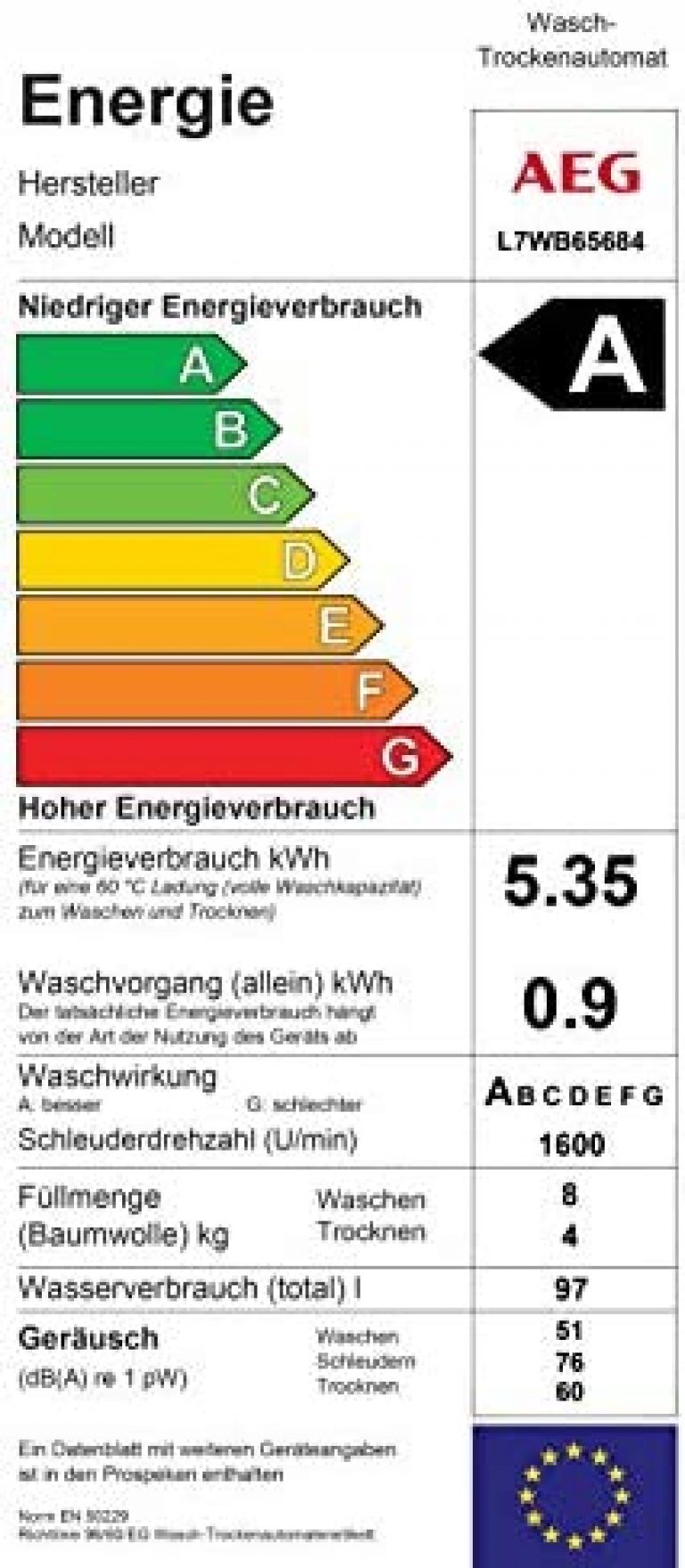 AEG L7WB65684 - Produktbild 1