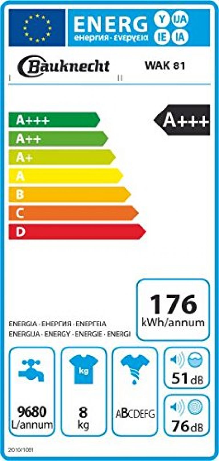 Bauknecht WAK 81 - Produktbild 1