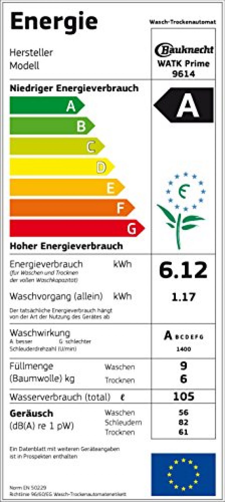 Bauknecht WATK Prime 9614 - Produktbild 1
