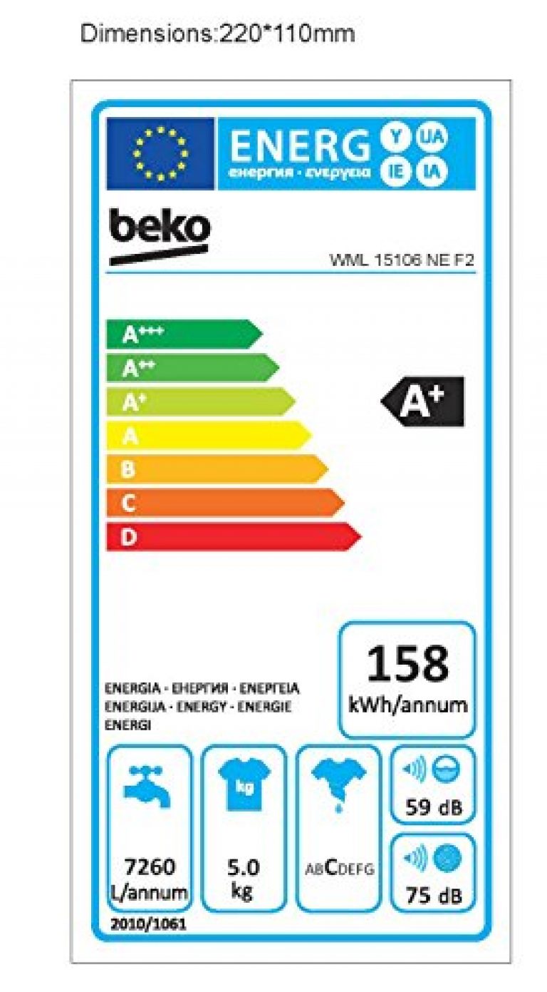 Beko WML 15106 NE F2 - Produktbild 1