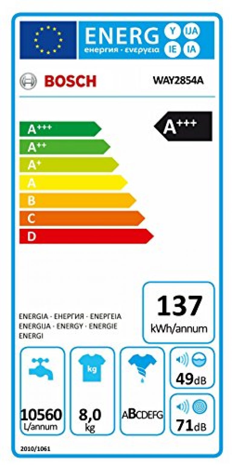 Bosch WAY2854A - Produktbild 1