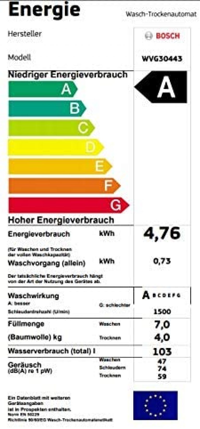 Bosch WVG30443 - Produktbild 1