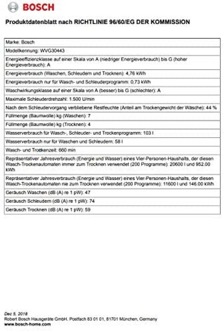 Bosch WVG30443 - Produktbild 2