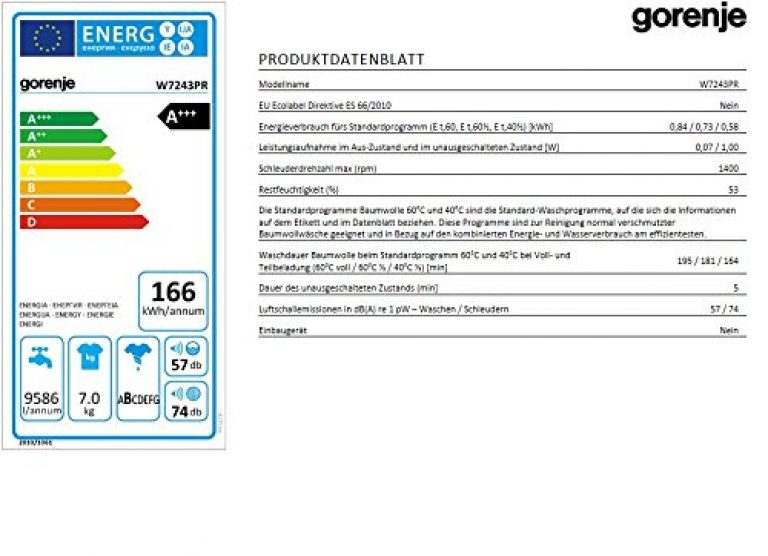 Gorenje W7243PR - Produktbild 2