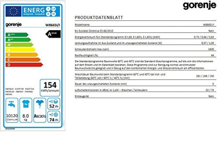 Gorenje W8665I/I - Produktbild 2