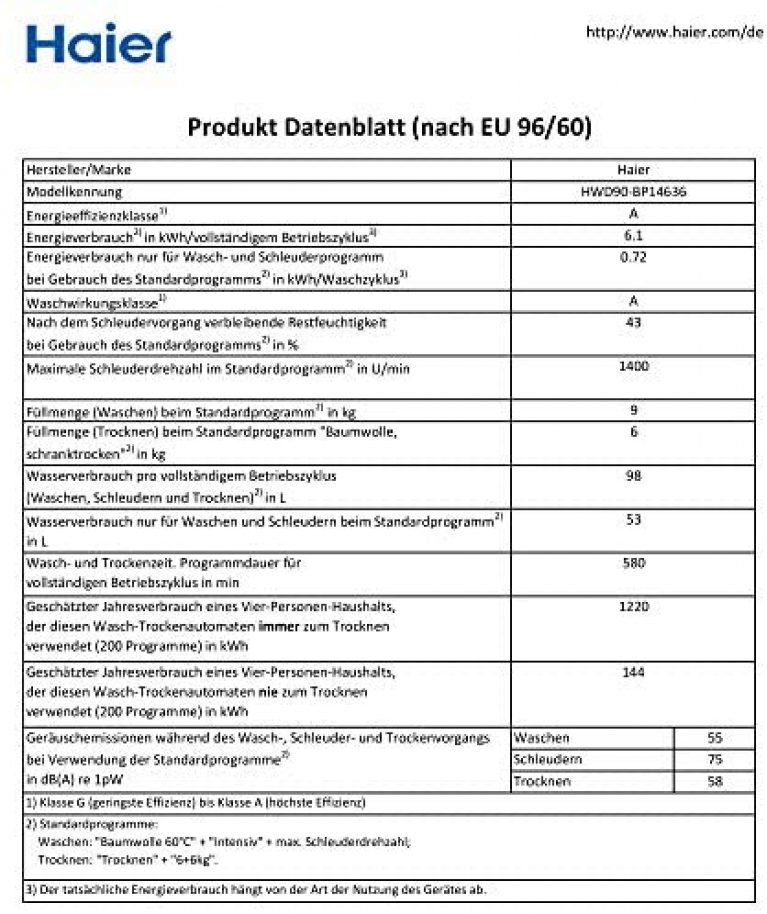 Haier HWD90-BP14636 - Produktbild 1