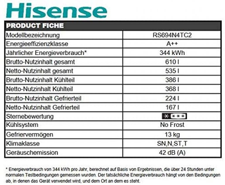 Hisense RS694N4TC2 - Produktbild 2