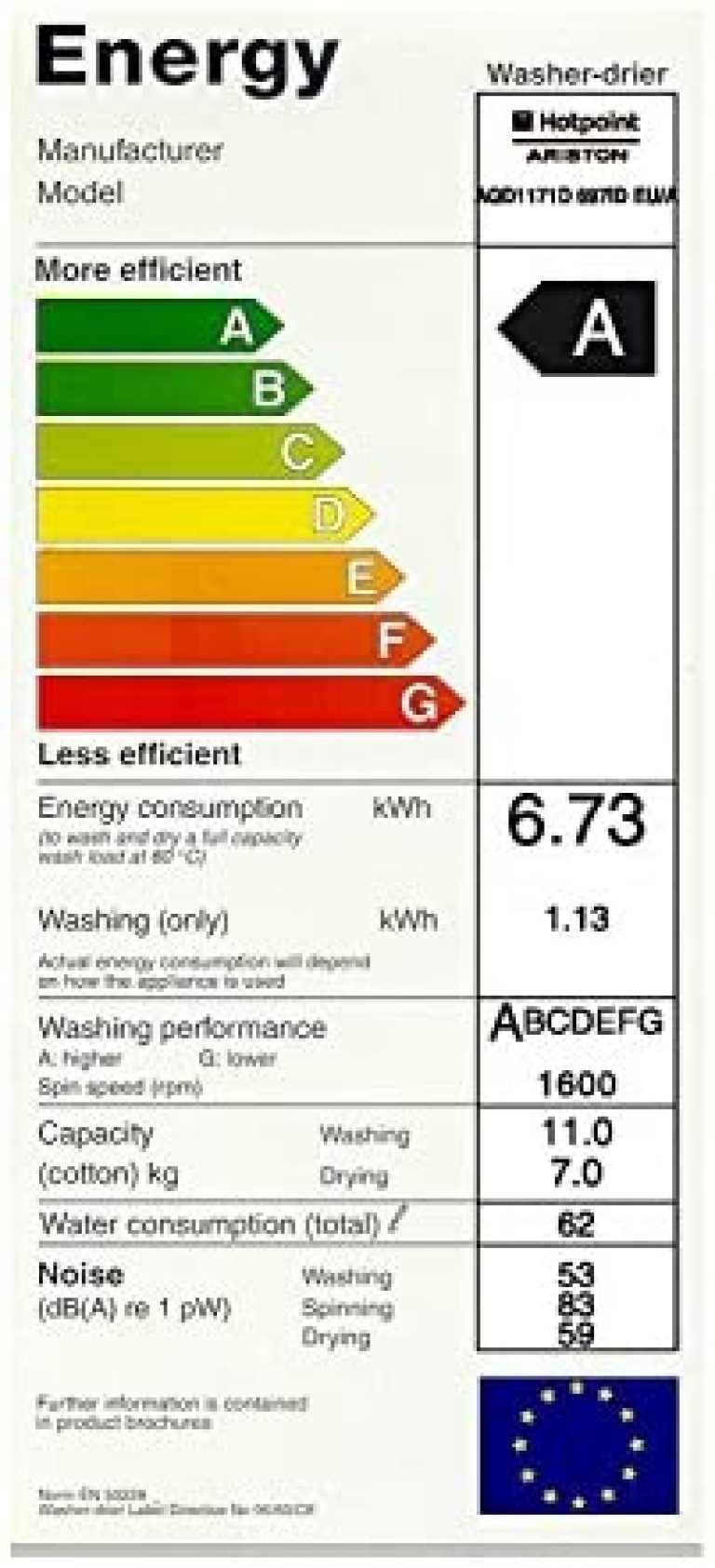 Hotpoint AQD1171D 697ID EU/A - Produktbild 2