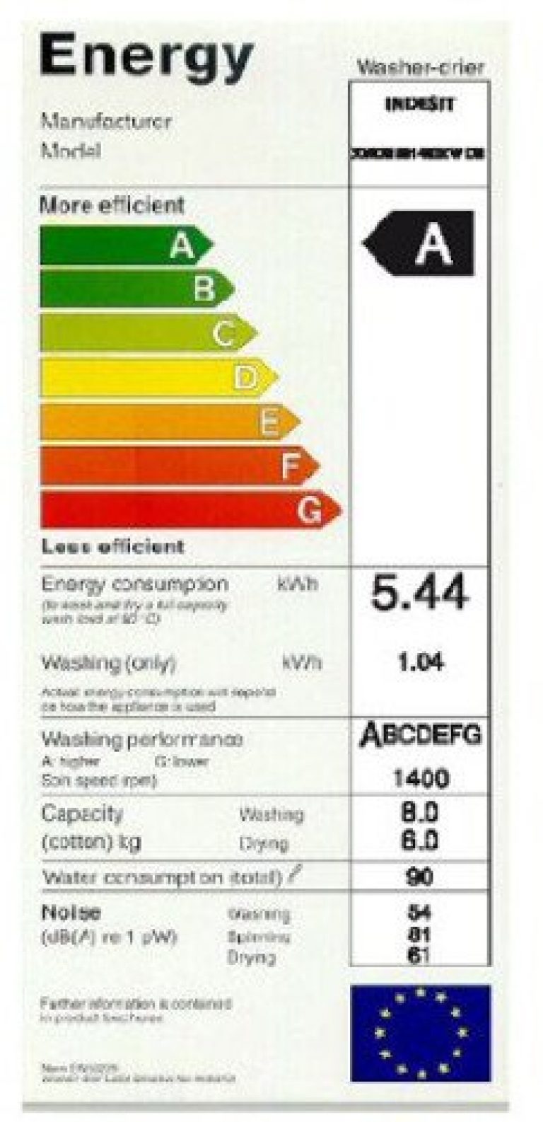 Indesit XWDE 861480X W DE - Produktbild 1