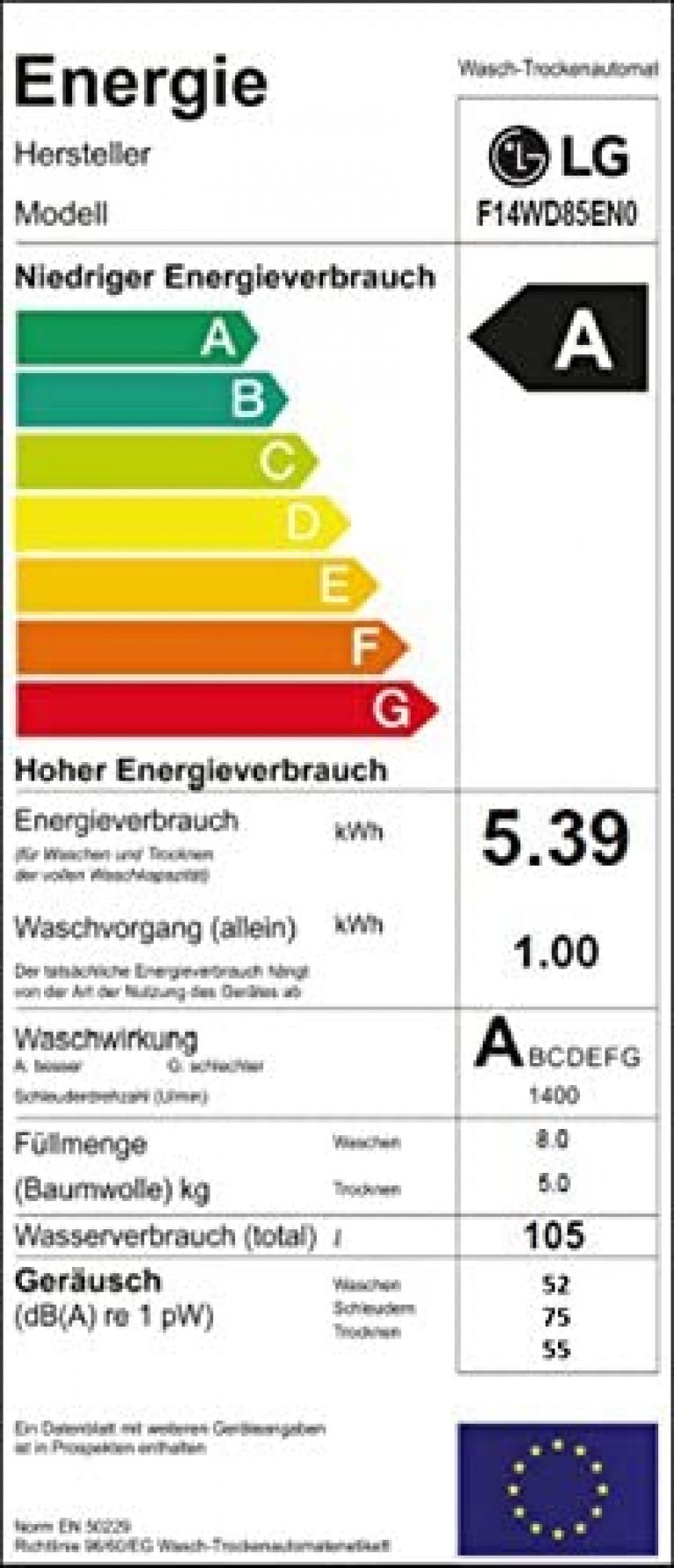 LG F 14WD 85EN0 - Produktbild 1