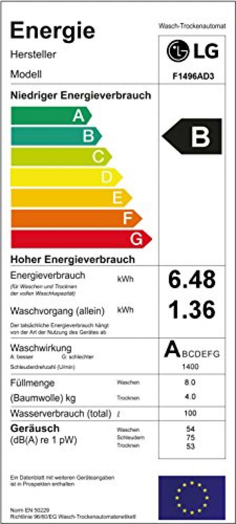 LG F1496AD3 - Produktbild 1