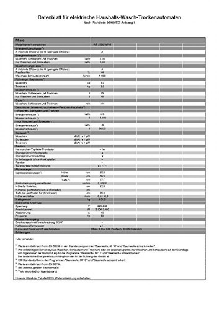 Miele WT 2796 WPM - Produktbild 1