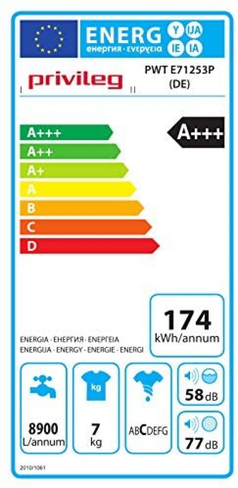 Privileg PWT E71253P - Produktbild 1