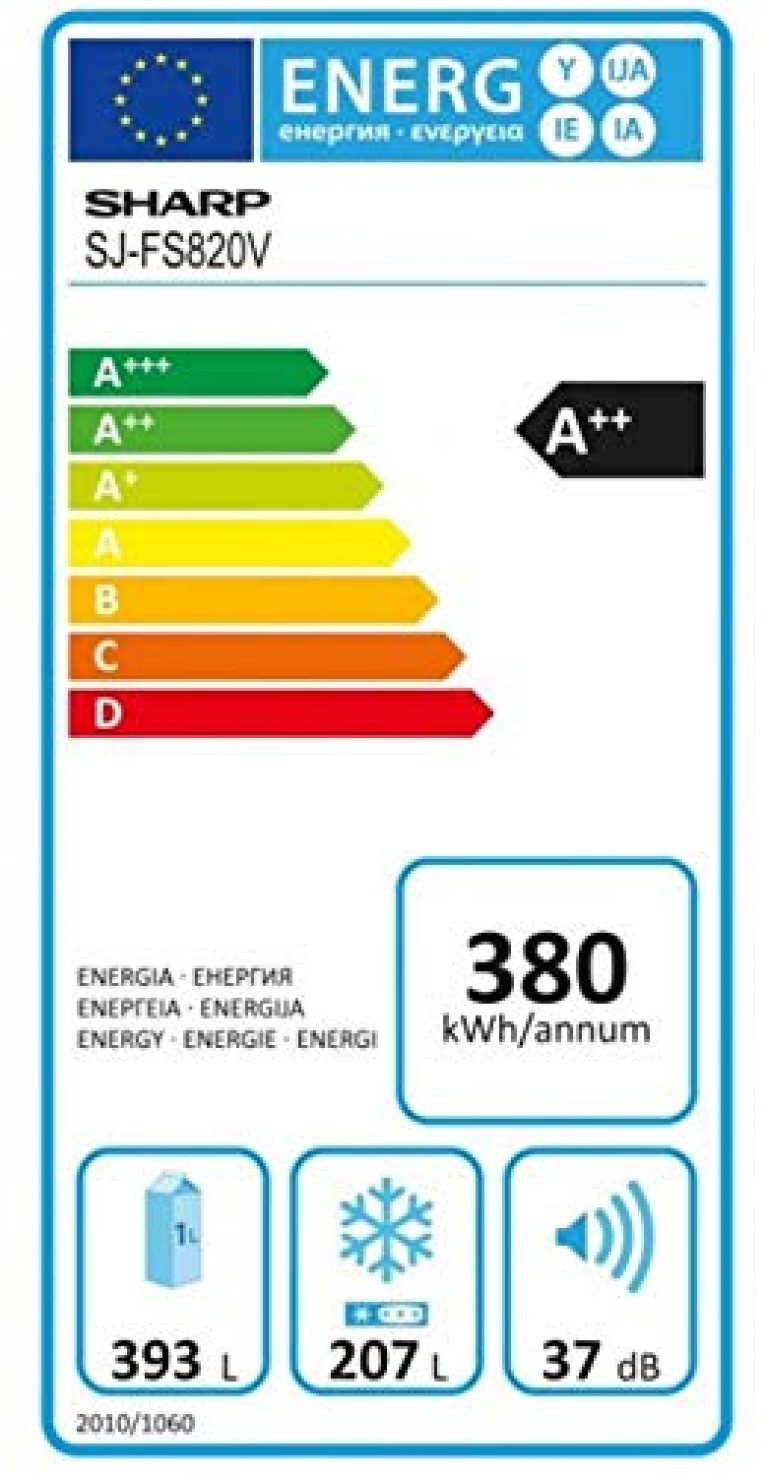 SHARP SJ-FS820VBK - Produktbild 1