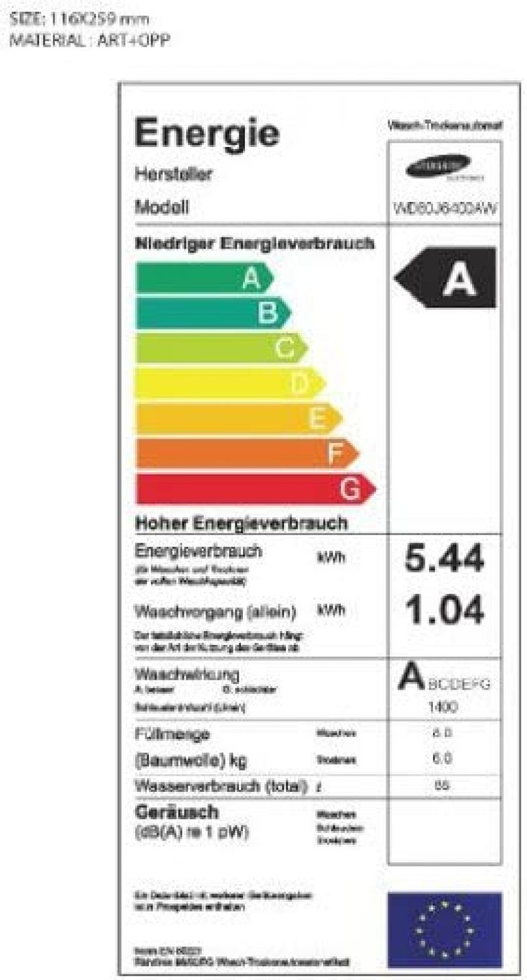 Samsung WD80J6400AW/EG - Produktbild 1