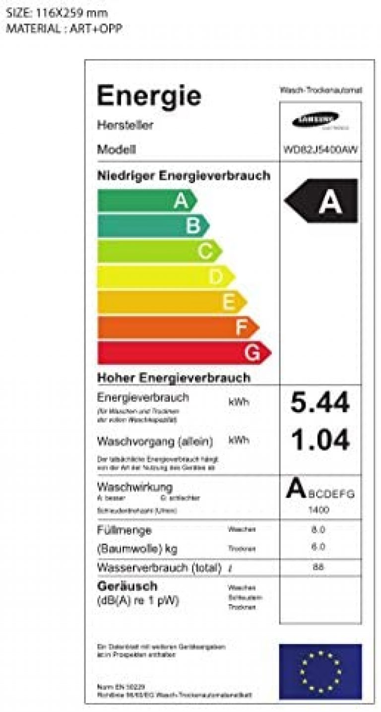 Samsung WD82J5400AW/EG - Produktbild 1