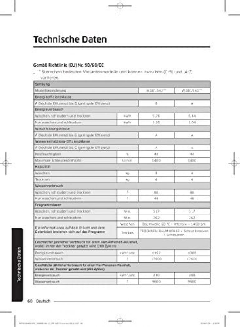 Samsung WD82J5400AW/EG - Produktbild 2