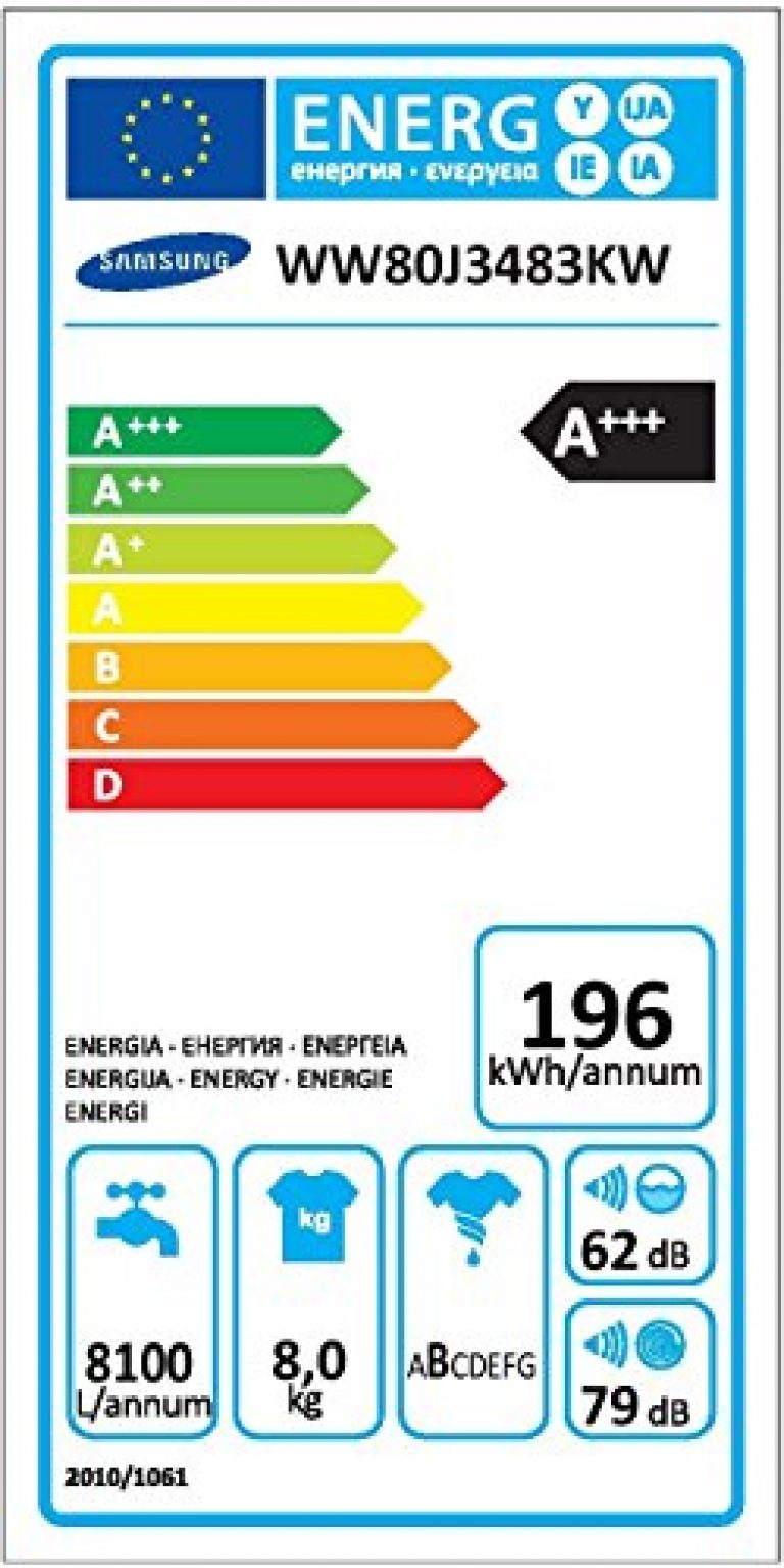Samsung WW80J3483KW/EG - Produktbild 1
